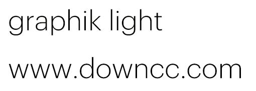 graphik-light字體