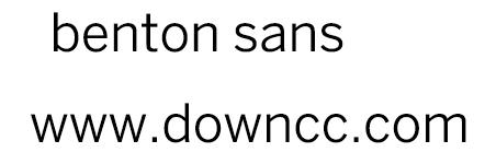 bentonsans-book字體