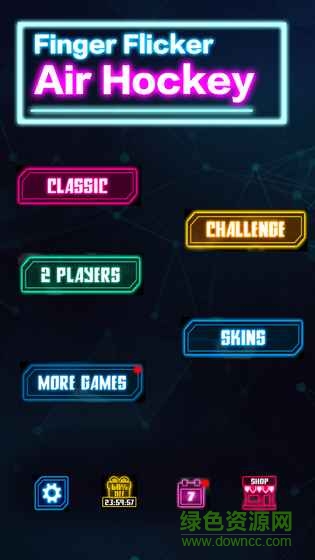 指尖閃爍空氣曲棍球手游(Finger Flicker Air Hockey) v1.1.0 安卓版 1