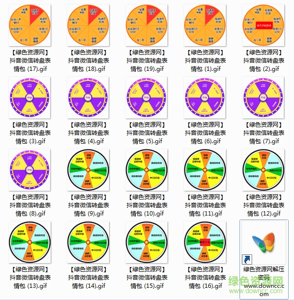 抖音轉(zhuǎn)盤表情包