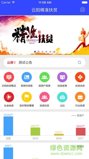云陽縣精準(zhǔn)扶貧 v2.2.2 安卓版 0
