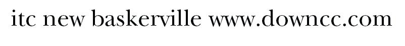 itc new baskerville roman