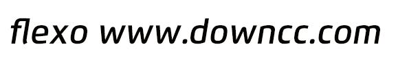 flexo demi 字體