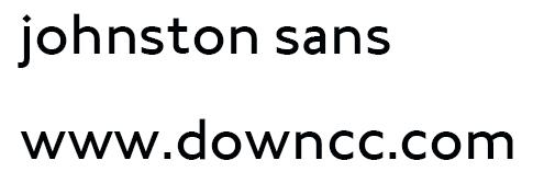 johnston字體