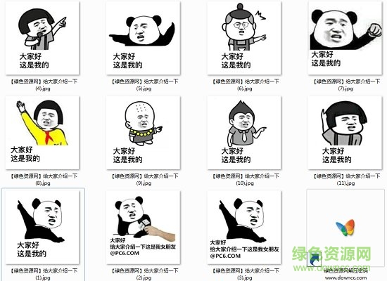 大家好給大家介紹一下這是我表情包 完整版 0