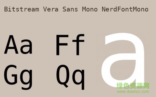 bitstream vera sans mono字體