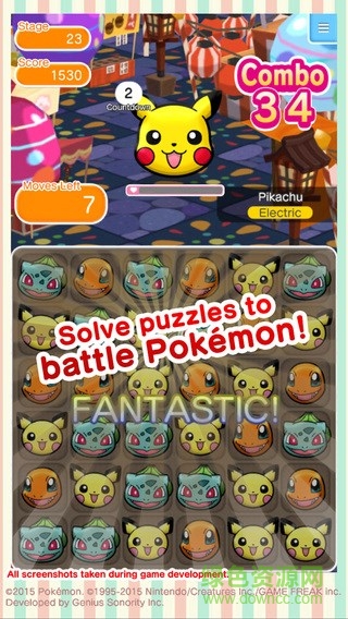 口袋妖怪消消樂無限金幣版(Pokémon Shu ffle) v1.5.0 安卓版 2