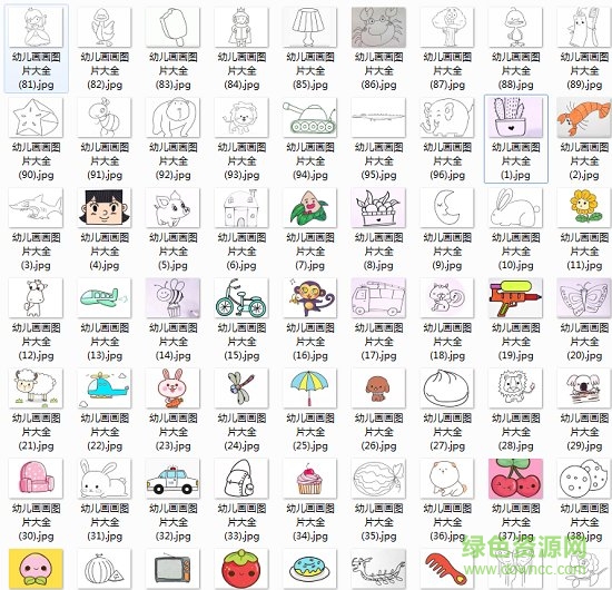 幼兒畫畫圖片大全