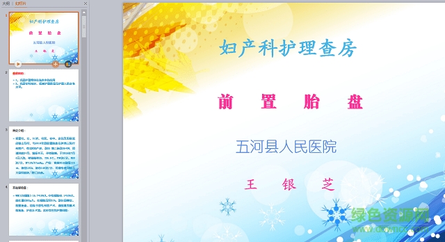 中醫(yī)婦科疾病護(hù)理ppt 免費(fèi)版 0
