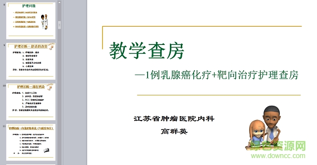 乳腺癌術(shù)后護理查房ppt 免費版 0