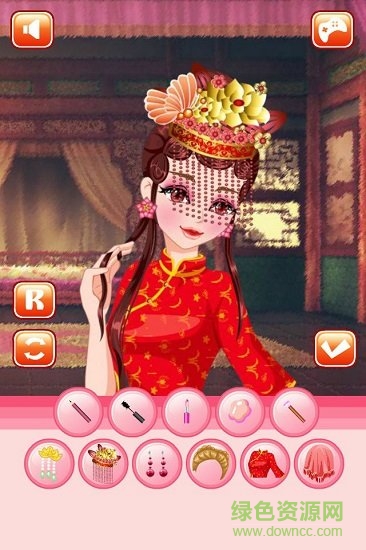中國(guó)新娘化妝游戲