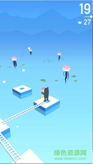 Ladder Cat搭梯子的貓手機版1