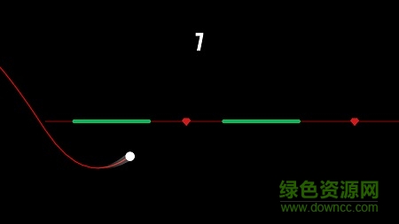 曲線跳球游戲