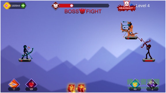 火柴人神射手go無(wú)敵版 v1.02 安卓版 0
