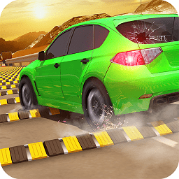 減速帶汽車碰撞測試(speed bump car crash test)