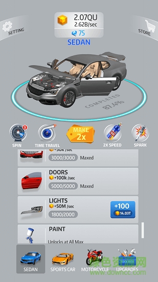 全民改裝車游戲(idle car) v1.8.3 安卓版 0