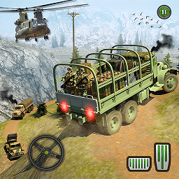 陸軍越野運(yùn)輸卡車(chē)模擬游戲(offroad army transporter truck driver)