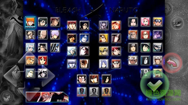 死神vs火影絆滿人物正式版 v1.3.72 安卓無(wú)限能量版 0