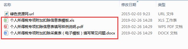 個(gè)人所得稅專項(xiàng)附加扣除信息表模板 2019最新版 0