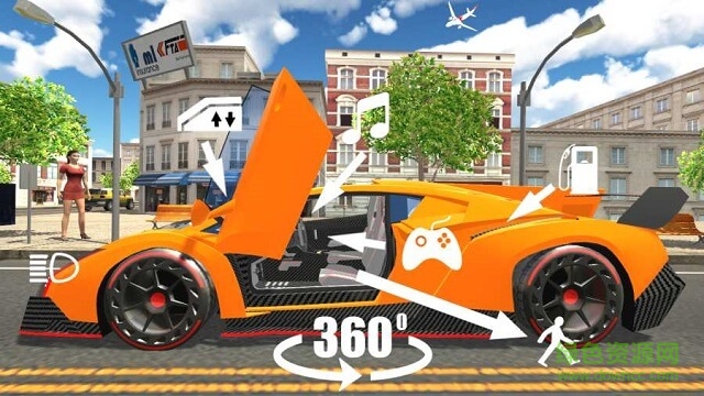 蘭博汽車模擬器測試漢化版 v1.6 中文安卓版 0