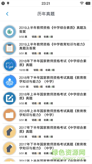 中學(xué)教師資格題集 v1.190306 安卓版 1