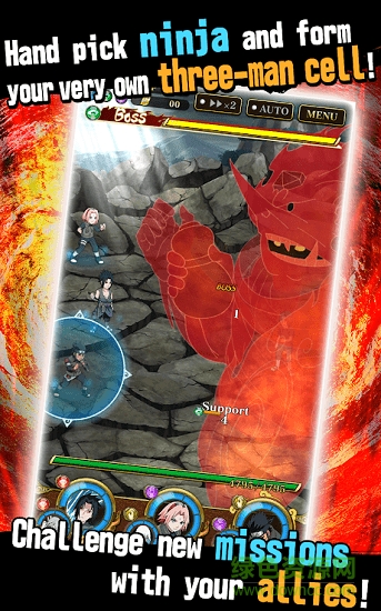 火影忍者疾風傳終極熾焰修改中文版 v2.14.1 安卓無限查克拉版 3