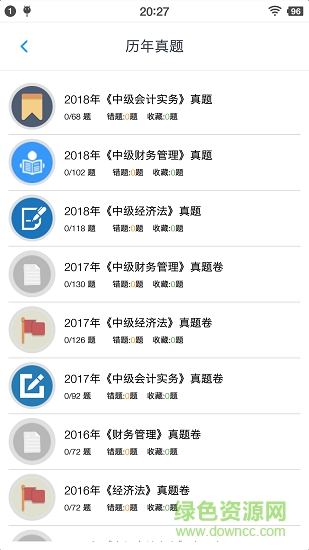 中級(jí)會(huì)計(jì)考試題集 v1.181220 安卓版 0