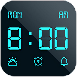 數(shù)字時鐘word clock手機屏保
