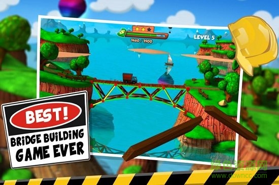 橋梁建造模擬器內購修改版(bridge builder) v1.4 安卓版 0