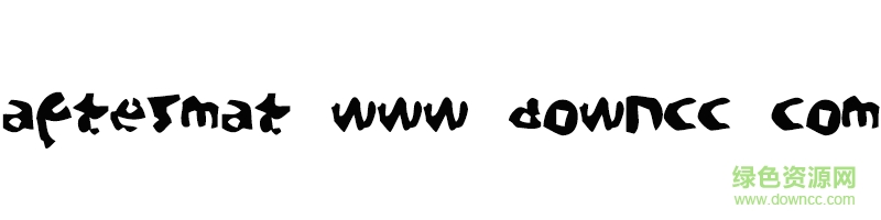 Aftermat字體