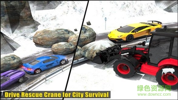 雪地挖掘機模擬駕駛 v1.0 安卓版 2