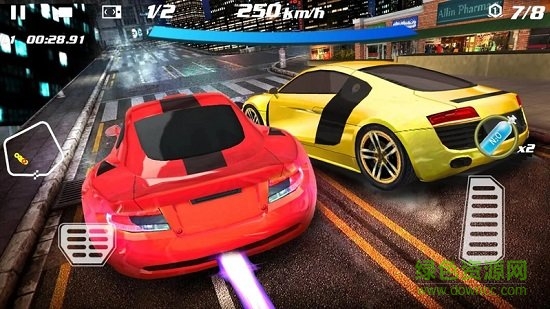 瘋狂的賽車3d