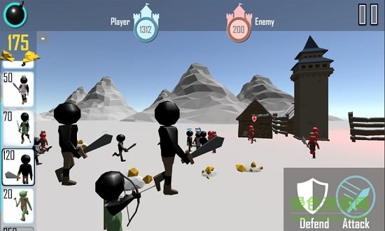 火柴人戰(zhàn)爭3d無限金幣1
