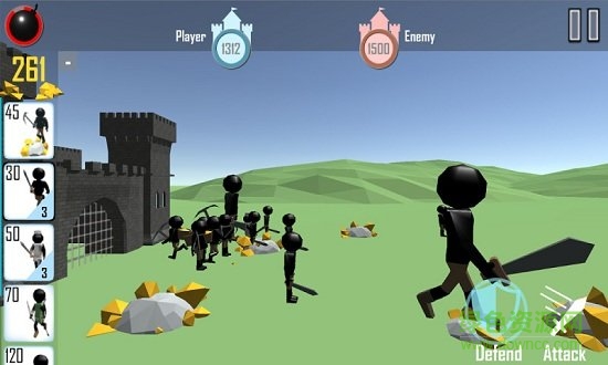 火柴人戰(zhàn)爭3d無限金幣2