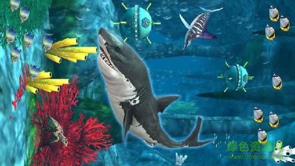 鯊魚模擬器巨齒鯊漢化正式版 v1.7 安卓版 0