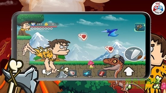 穴居人英雄冒險(xiǎn)內(nèi)購(gòu)(caveman hero adventure game) v4.1.1 安卓無(wú)限金幣版 1
