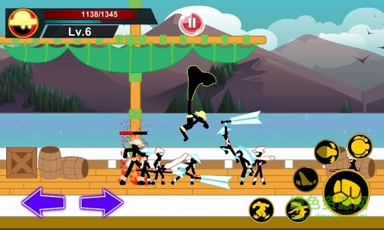 火柴人英雄海盜戰(zhàn)斗(stickman hero pirate fight)3