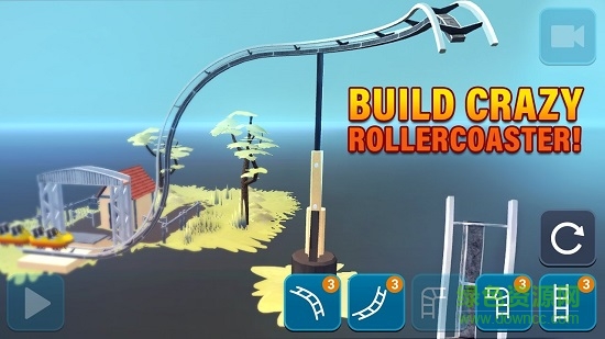 工藝之旅云霄飛車(roller coaster builder) v1.15 安卓版 0