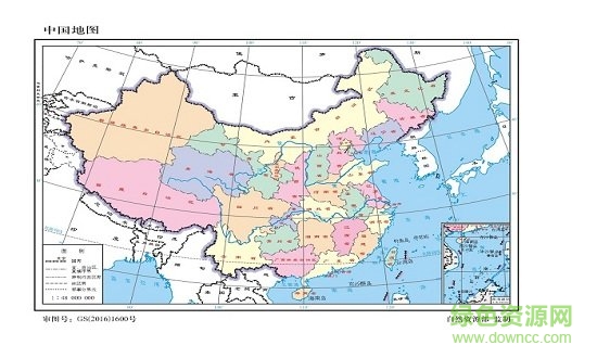 2019新版標(biāo)準(zhǔn)中國地圖免費下載