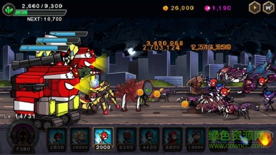 英雄戰(zhàn)爭超級火柴人防御 v1.0.8 無限金幣鉆石安卓版 0