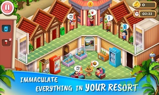 酒店經(jīng)營家游戲中文版(Resort Island Tycoon) v1.7 安卓版 0