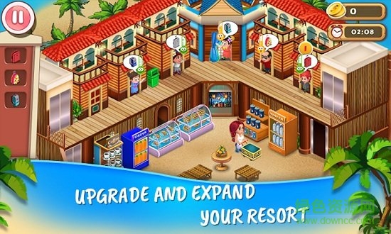 酒店經(jīng)營家游戲中文版(Resort Island Tycoon) v1.7 安卓版 1