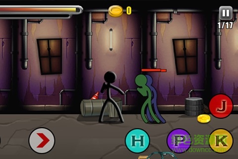 火柴人街頭格斗v1.5.2無限金幣版 安卓無敵版 0