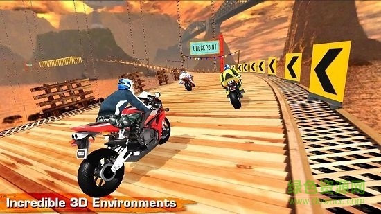 摩托車高速大賽中文版Moto XSpeed GP v1.1 安卓版 1