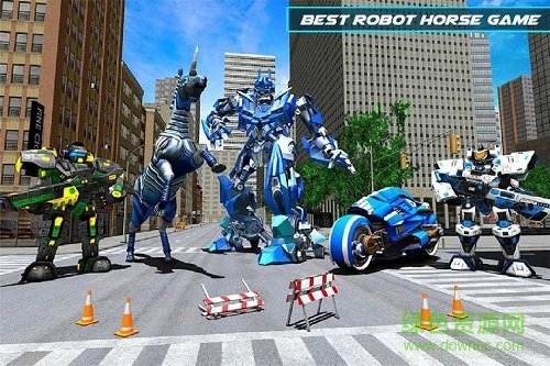 警察機器人馬游戲內(nèi)購 v1.2.0 安卓無限金幣版 0