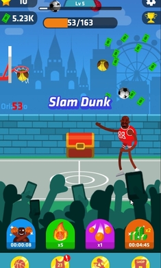 閑置扣籃的主人內(nèi)購(Idle Dunk Masters) v1.2.4 安卓無限星星金幣版 1