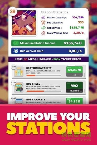 放置火車大亨內購(idle train station tycoon) v1.0.3 安卓無限鈔票版 2