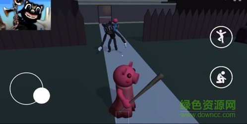 佩奇大戰(zhàn)警笛頭和卡通貓游戲(siren vs pigggy fighting) v1.1 安卓中文版 2