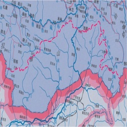 青海省地圖高清版可放大