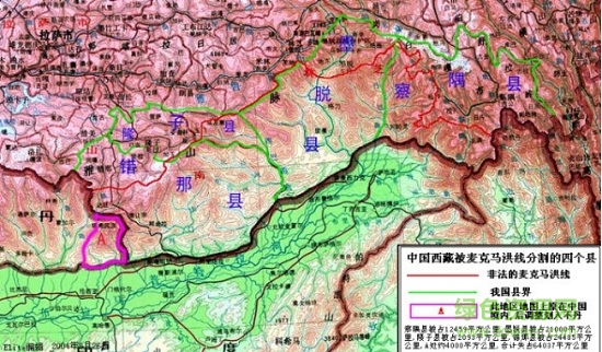 藏南地圖全圖高清版大圖  0